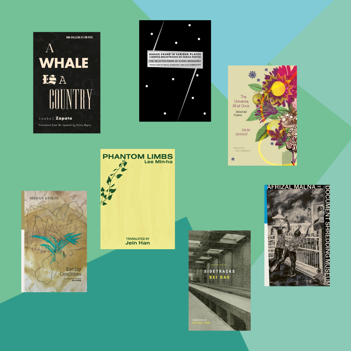 Graphic showing the seven covers of the 2026 SMP shortlist