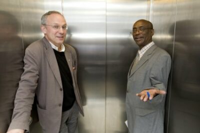 In the Bluecoat lift after their first reading together, both Bill and Gaarriye agree it was an incredible success.